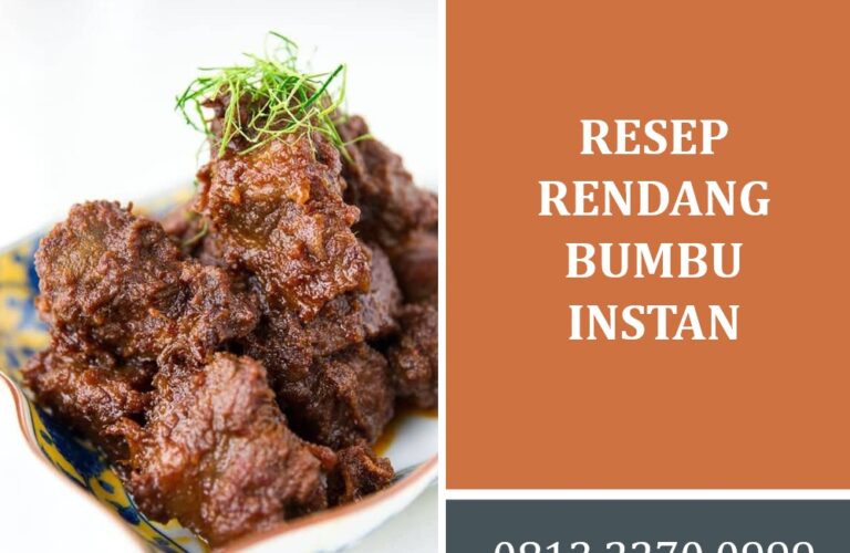 Resep Rendang Bumbu Instan