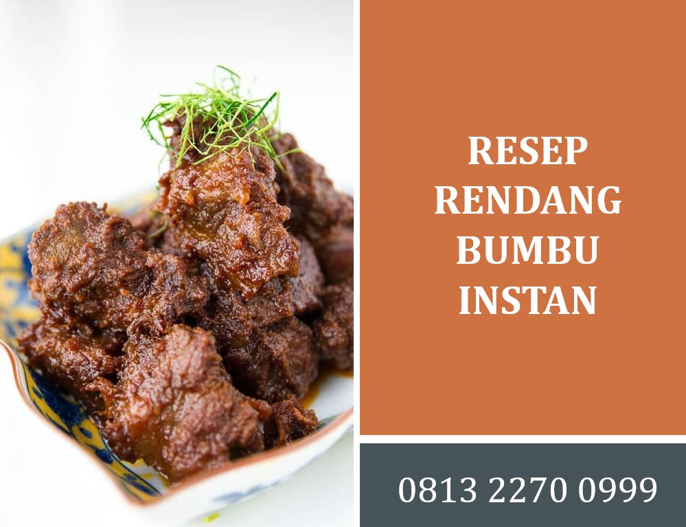 Resep Rendang Bumbu Instan