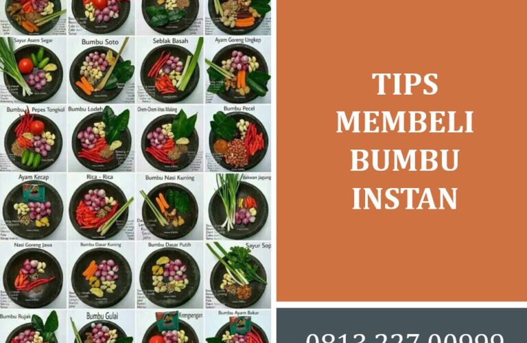 Tips membeli bumbu instan