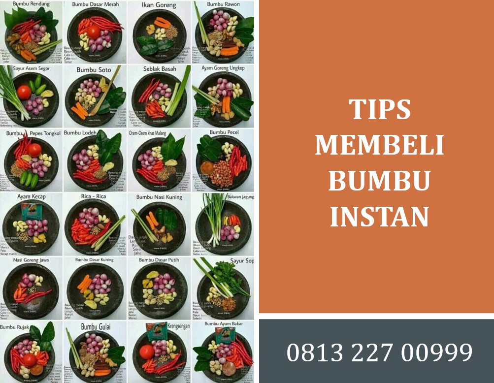 Tips membeli bumbu instan