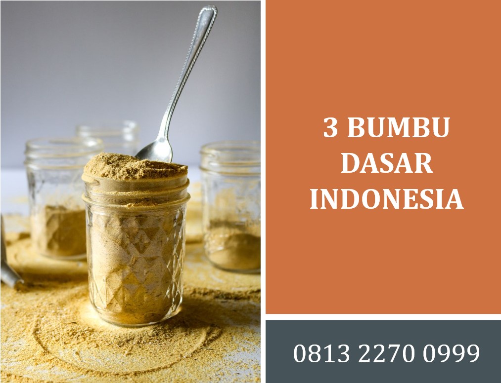 3 bumbu dasar indonesia